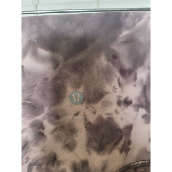 Lululemon High-Rise Tie-Dye Leggings Purple Gray 6 Athleisure Ballet core fairy - Picture 5 of 6
